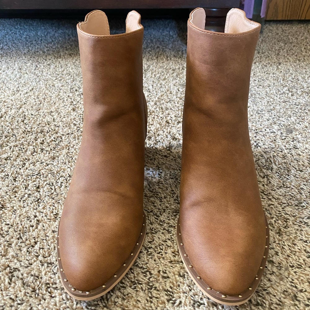 Women’s brown/cognac Ermonn ankle boots.Size 8. - Picture 5 of 8